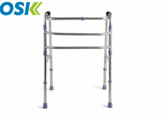 CE Onaylı Engelli Yürüyüş Yardımları, Dört Bacaklı Mobilite Desteği Yürüteçleri Çelik Malzeme